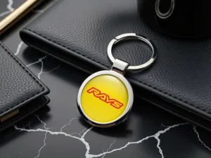 Rays Llavero Logo Anillo Metal Premium Custom